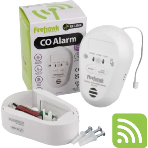 Firehawk CO10-RF RF CO2 Alarm 10 Year Battery