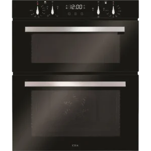 CDA Built In Electric Double Oven - Black