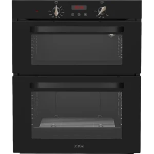 CDA LPG Double Oven - Black