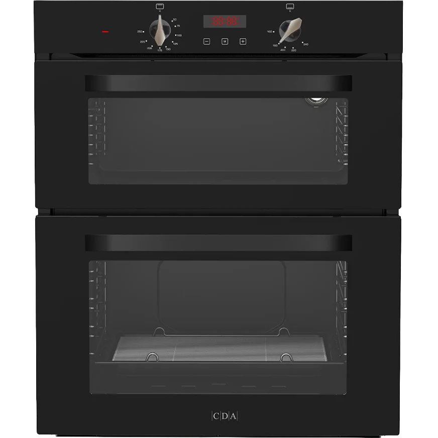 CDA LPG Double Oven - Black
