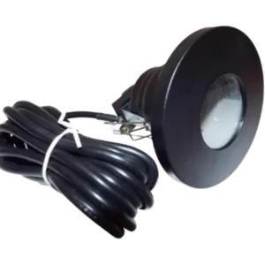 Outdoor Downlight in Black 66mm Cut Out, with 3W GU10, Inc JST Connector