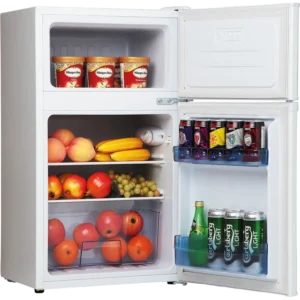 CDA 50cm Freestanding Under Counter Fridge Freezer - White