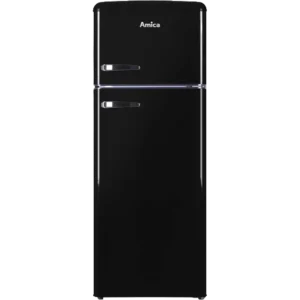Amica Retro 55cm Static 30/70 Fridge Freezer - Black