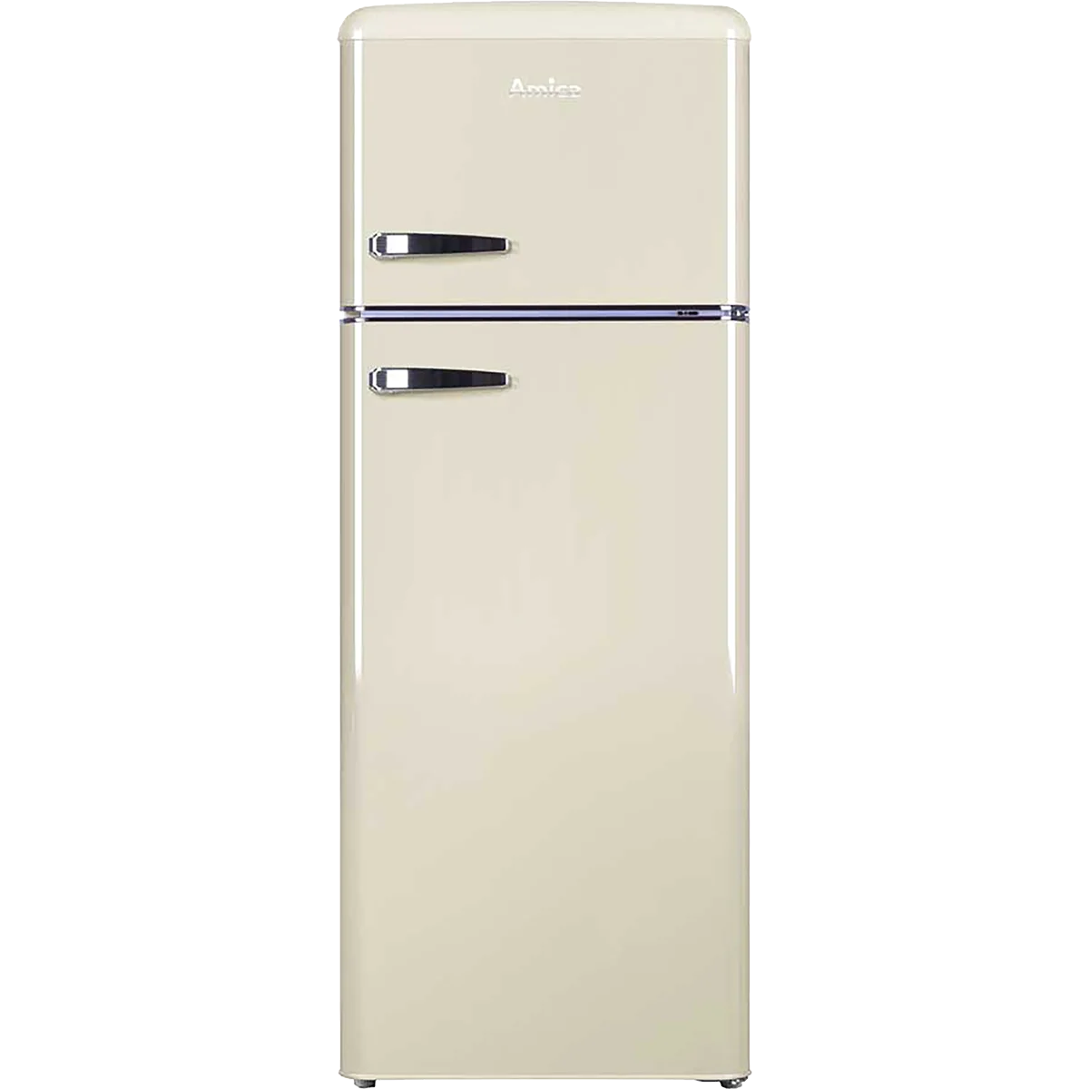 Amica Retro 55cm Static 30/70 Fridge Freezer - Cream