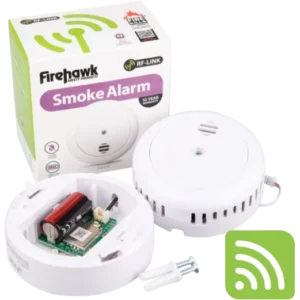 Firehawk FHB10-RF RF Link Optical Smoke Alarm 10 Year Battery