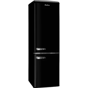 Amica Retro 55cm Static Fridge Freezer 60/40 - Black