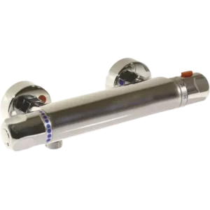 Horizontal Bar Thermostatic Shower Mixer Valve Chrome (Original Italian Version)