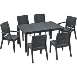 Arizona/Siena Table & Chairs 7 Piece Set