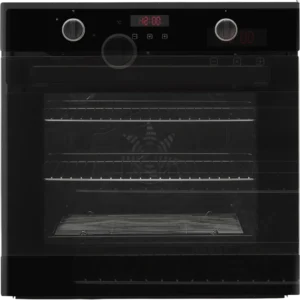 Matrix 76L Single Fan Oven with Timer 7 Functions in Black