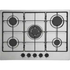 Matrix 70cm 5 Burner Gas Hob - Stainless Steel