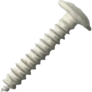 White Flange Head Panel Head Screw 3/4" (100 Pack)