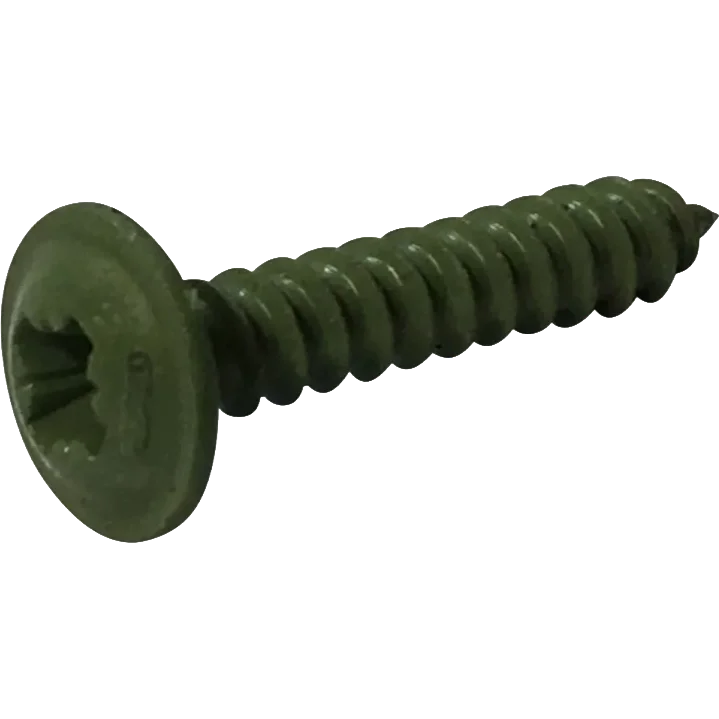 Quarry Grey Flange Head Panel Head Screw 1" (100 Pack)