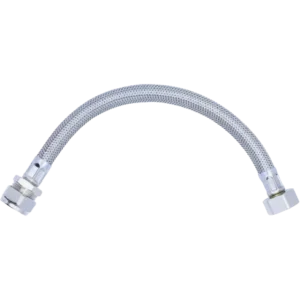 WRAS 15mm x 1/2inch Flexi 300mm Flexible Tap Connector – 15mm Flexible Hose