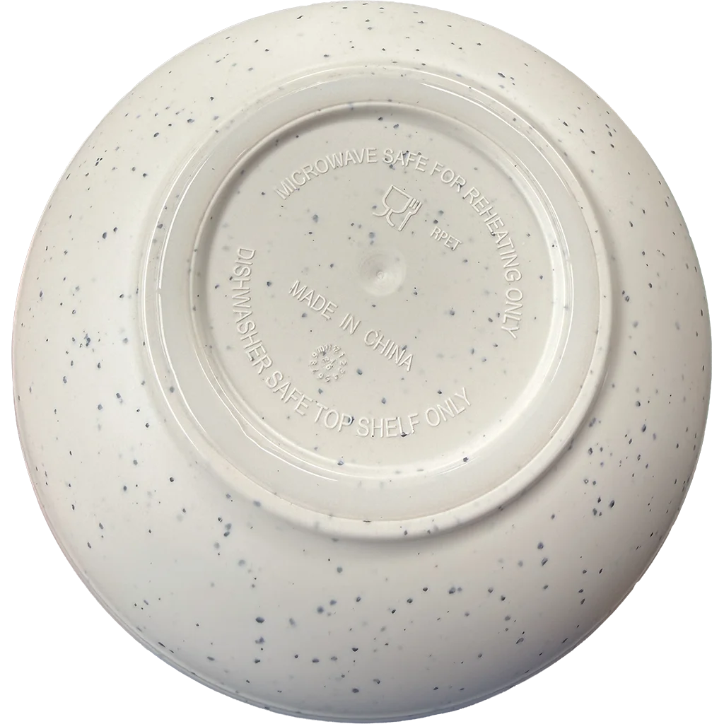 Quest Elite rPET 12 Piece Dinner Set - Stone Effect Blue - Image 2