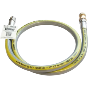 Clesse Stainless Hose Assembly  1.2M 1/2" x 15mm