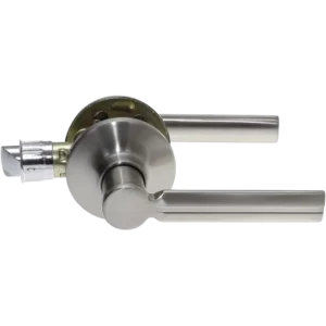 Oval Bar Design Passage Satin Nickel C/W 25mm Tubular Latch