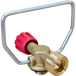 Continental Non Regulating Camping Gas Adaptor With Handle