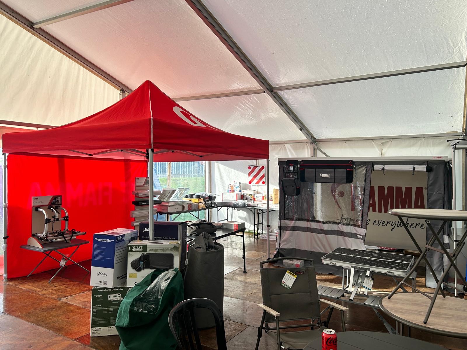 Fiamma tradeshow stand